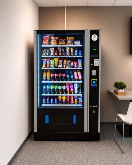 Snackautomat im Marriott Hotel München | Snackattack Vending Snackautomat von Snackattack Vending im Marriott Hotel München mit Snacks und gekühlten Getränken